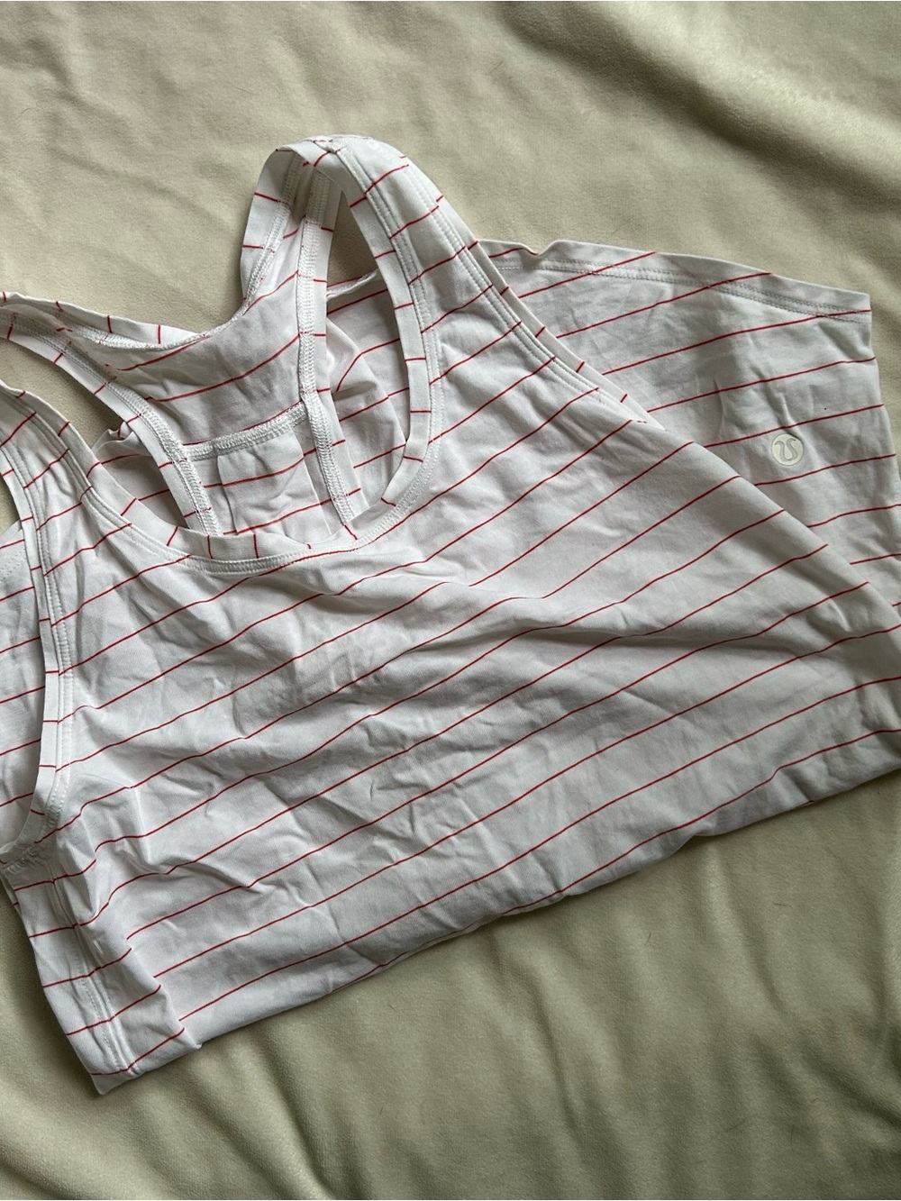 lululemon Love Tank Red Stripe